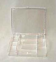 Click to enlarge image 7 Compartment Clear Box Storage - 